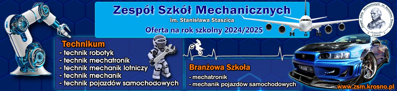 Zespół Szkół Mechanicznych - ofertana rok szkolny 2024/2025