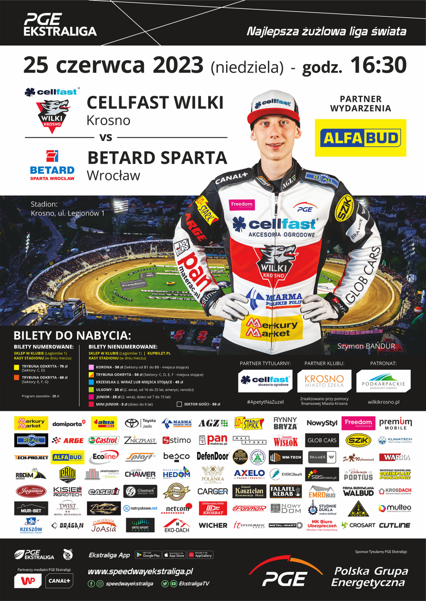 Cellfast Wilki Krosno - Betard Sparta Wrocław