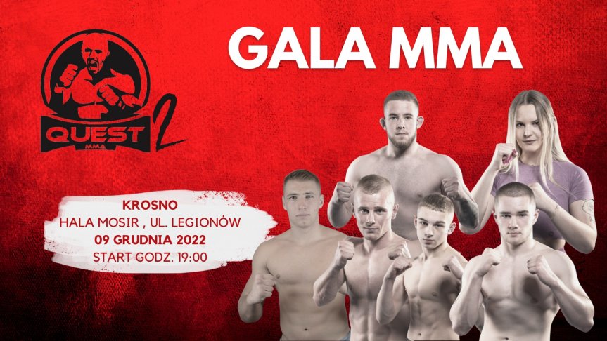 Gala QUEST MMA 2 w Krośnie