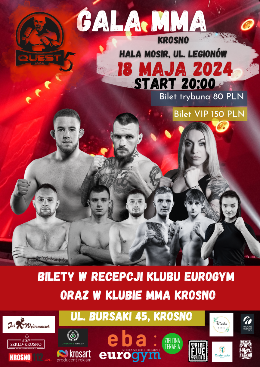 Gala QUEST MMA 5 w Krośnie