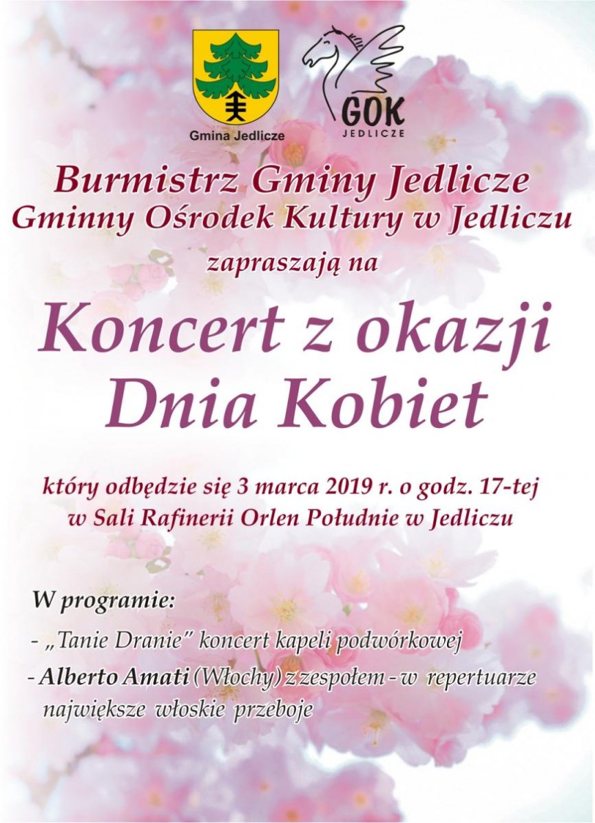 Koncert z okazji Dnia Kobiet w Jedliczu