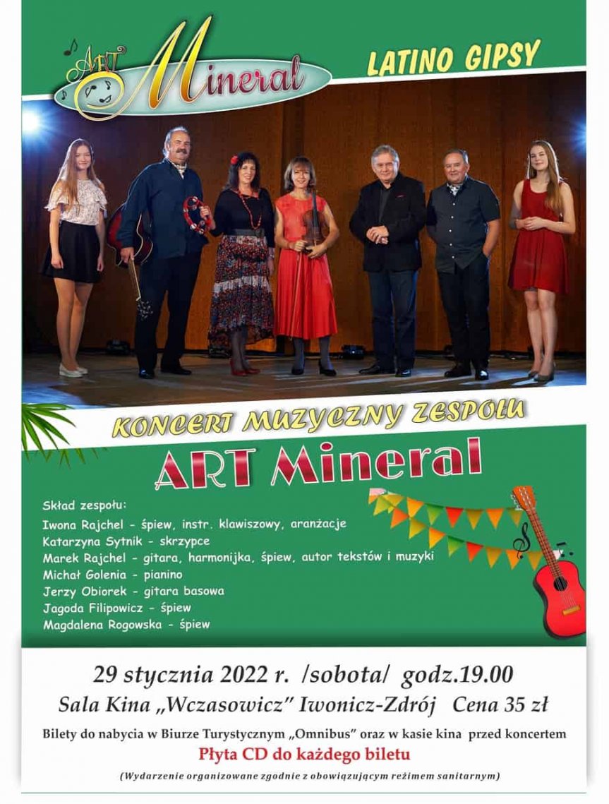Koncert zespołu Art Mineral w Iwoniczu-Zdroju