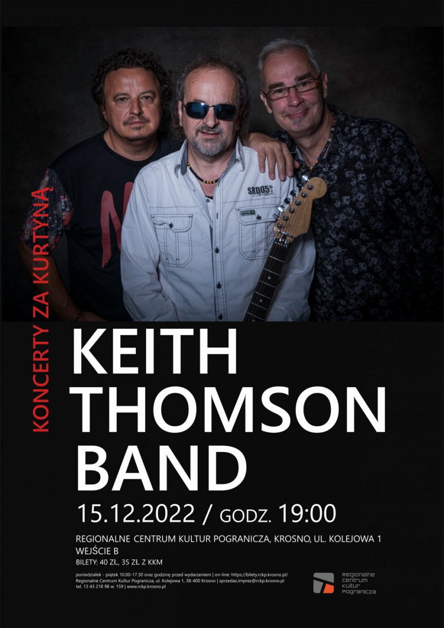 Koncerty za kurtyną w RCKP - Keith Thomson Band