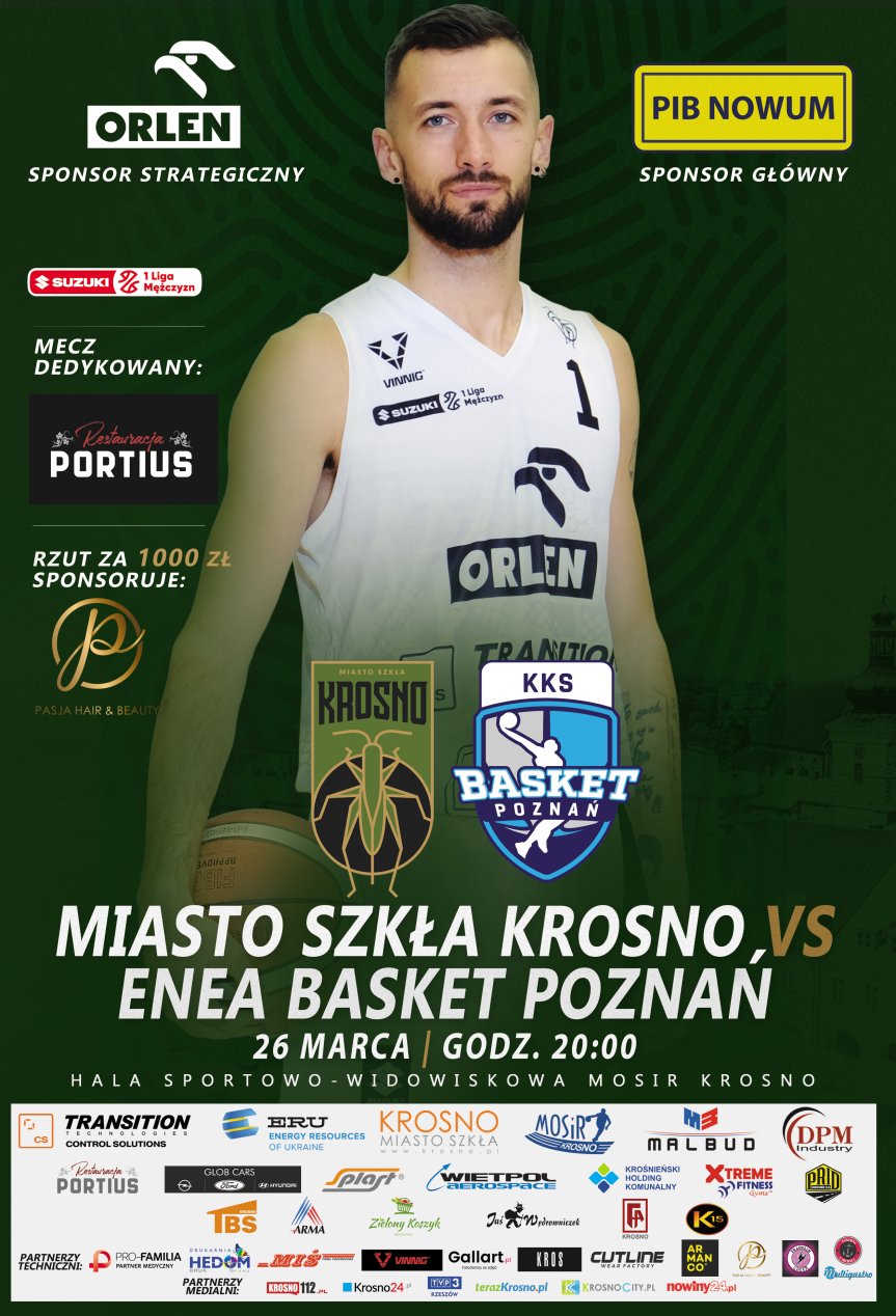 Miasto Szkła Krosno - Enea Basket Poznań