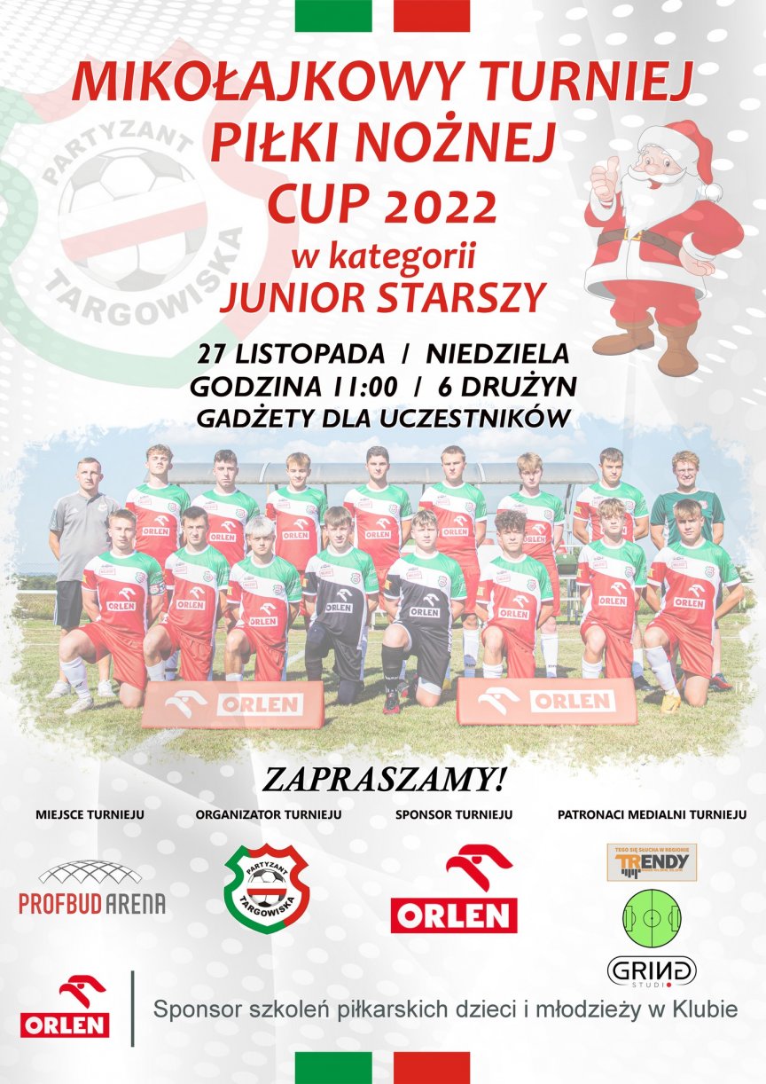 Mikołajkowy turniej piłki nożnej CUP 2022