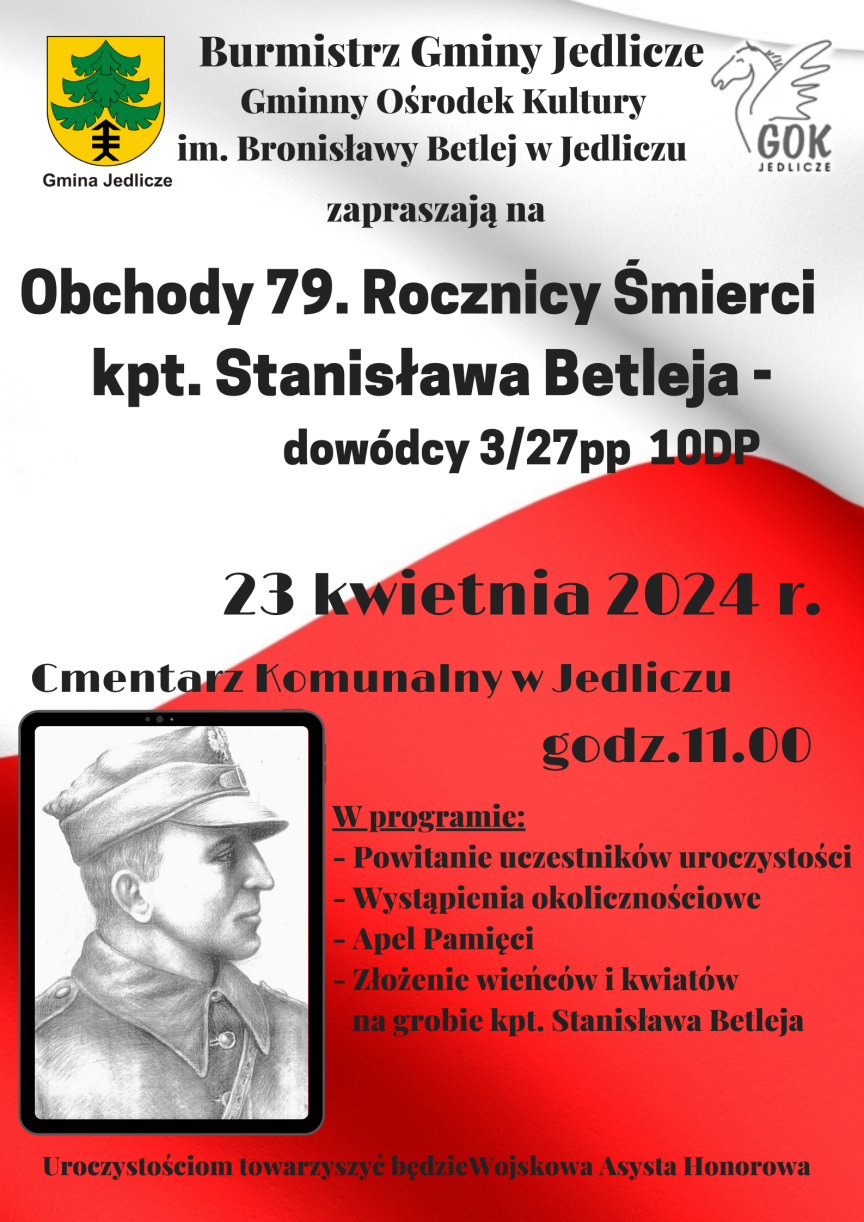 Obchody 79. rocznicy śmierci kpt. Stanisława Betleja