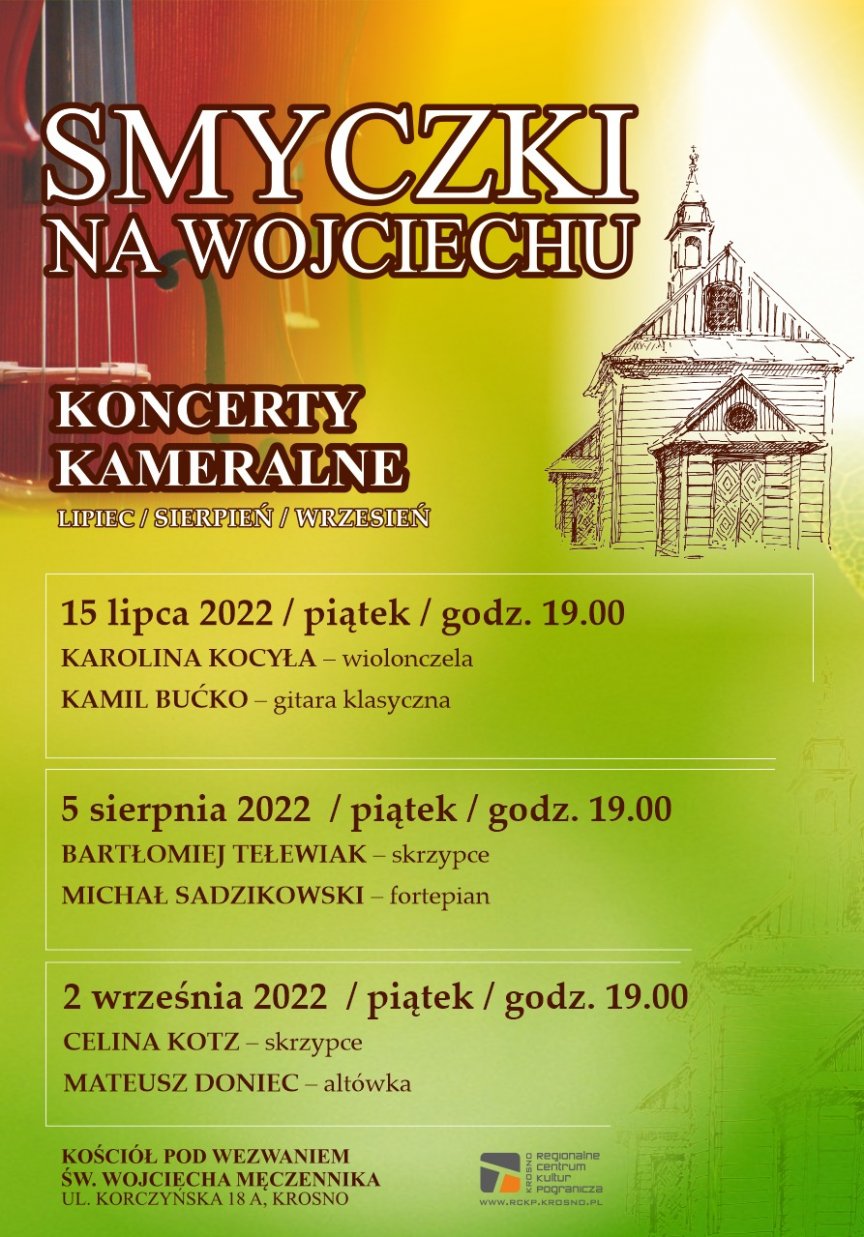 Smyczki na Wojciechu - koncert w kościele św. Wojciecha