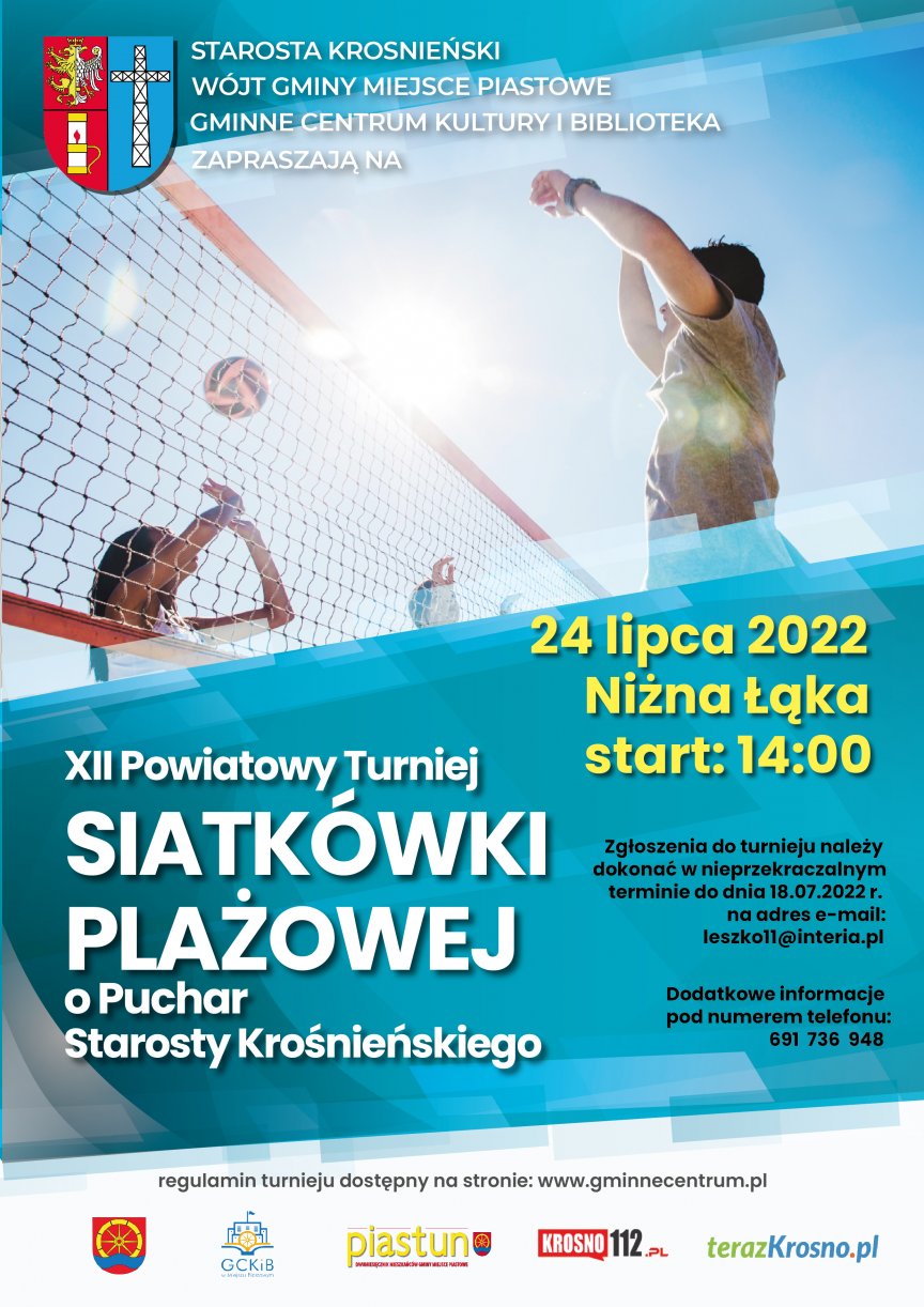 XII Powiatowy Turniej Siatkówki Plażowej o Puchar Starosty Krośnieńskiego