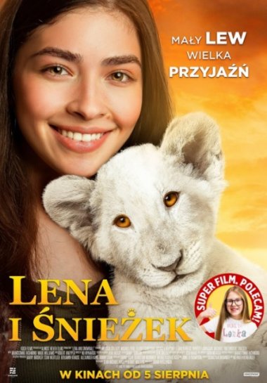 Plakat filmu Lena i Śnieżek 