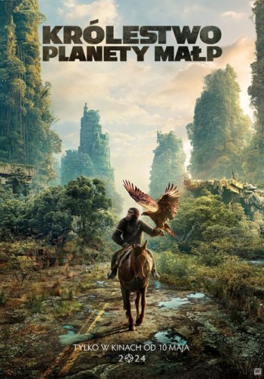 Plakat filmu Królestwo Planety Małp