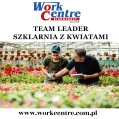 Team Leader w szklarni z kwiatami