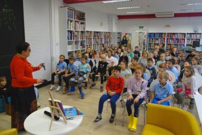 Agnieszka Urbańska spotkała się z najmłodszymi czytelnikami