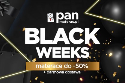 Black Week w salonie Pan Materac w Krośnie - promocje nawet do 50%!