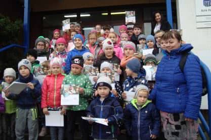 Dzieciaki odwiedziły oddział banku w Krośnie