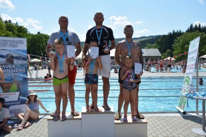 Familijne zawody pływackie w Rymanowie-Zdroju