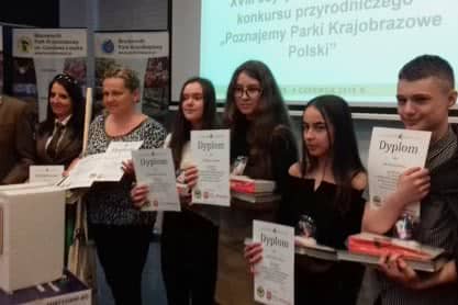 Gimnazjaliści z Dukli zajęli I miejsce w Ogólnopolskim Konkursie Przyrodniczym