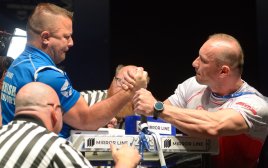 Grzegorz Nowotarski obronił tytuł Mistrza Europy w armwrestlingu