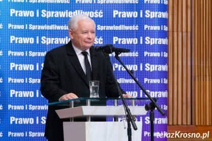 Jarosław Kaczyński w Krośnie. Konwencja PiS w Szkole Muzycznej