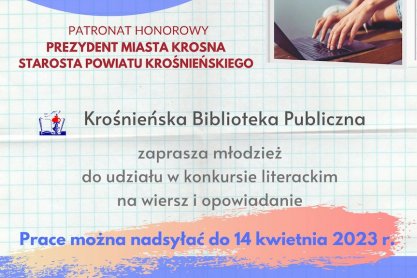 Konkurs literacki Krośnieńskiej Biblioteki Publicznej