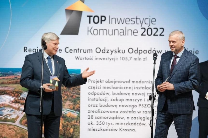 Krosno laureatem konkursu Top Inwestycje Komunalne 2022