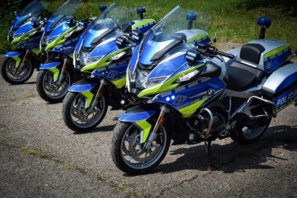 Nowe policyjne motocykle BMW na drogach Podkarpacia