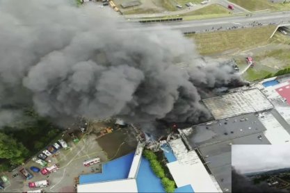 Ogromy pożar w Sanoku