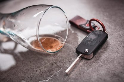 Pijany kierowca opla z powiatu krośnieńskiego wpadł w Humniskach