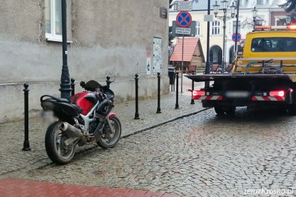 Pijany motocyklista uciekał przed policjantami