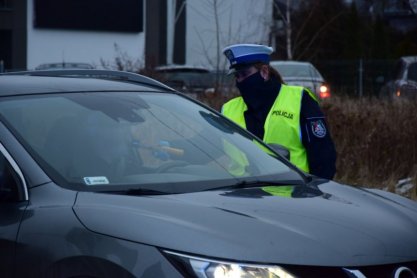 Policyjna akcja na drogach powiatu krośnieńskiego
