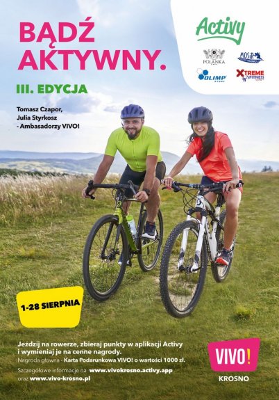 Rusza III edycja rowerowego wyzwania "Bądź aktywny z VIVO!" 