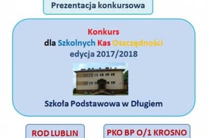 Szkoła Podstawowa w Długiem w krajowym etapie Konkursu dla SKO