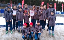 Triumf młodych biathlonistów