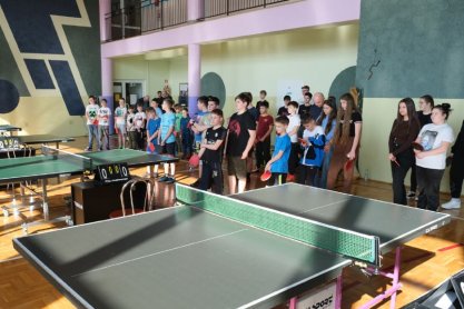 Turniej tenisa stołowego we Wrocance 