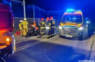 Wypadek motocyklisty w Szczepańcowej