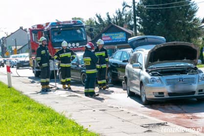 Zderzenie czterech samochodów w Miejscu Piastowym