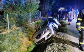 Zderzenie dwóch samochodów w Chorkówce