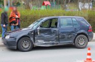 Zderzenie dwóch samochodów w Rymanowie-Zdroju