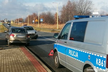 Zderzenie na skrzyżowaniu Lotników i Ikara w Krośnie