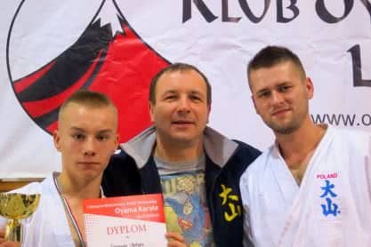 Złoty medal na Mistrzostwach Polski Wschodniej Oyama Karate Krosno