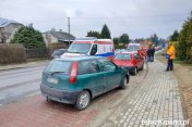 Zderzenie 3 samochodów na Krośnieńskiej