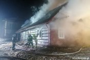 Pożar domu w Trześniowie