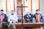 Nabożeństwo w intencji pokoju na Ukrainie w Łękach Dukielskich
