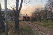 Pożar budynku gospodarczego w Korczynie