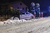 Zderzenie dwóch samochodów w Kobylanach