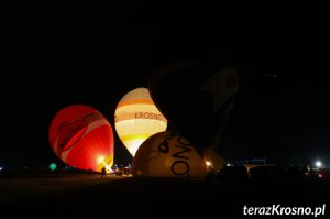 Balony nad Krosnem 2019 - Nocny pokaz balonów