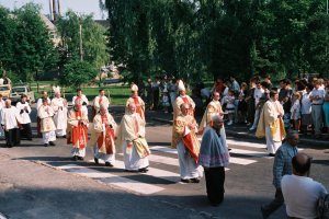 Poświęcenie kaplicy bp. Józefa Sebastiana Pelczara w Korczynie