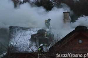 Pożar domu w Czarnorzekach