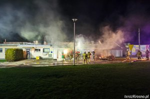 Pożar sklepu w Jedliczu