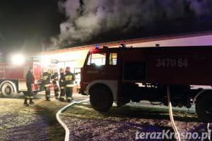Pożar stolarni w Żarnowcu