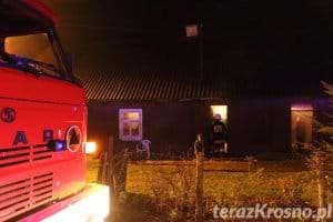 Pożar w domu w Chorkówce